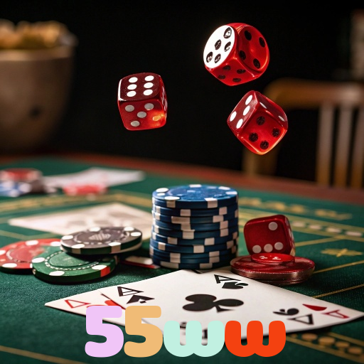 55ww：Jogue poker, aposte no futebol e ganhe em grandes jogos de cassino!